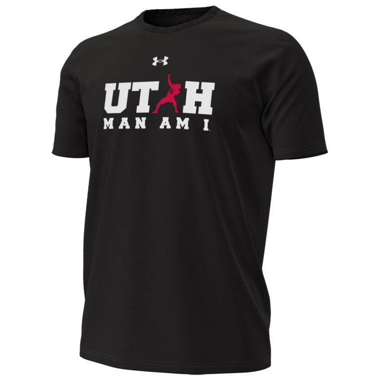 Black Utah Man Tee