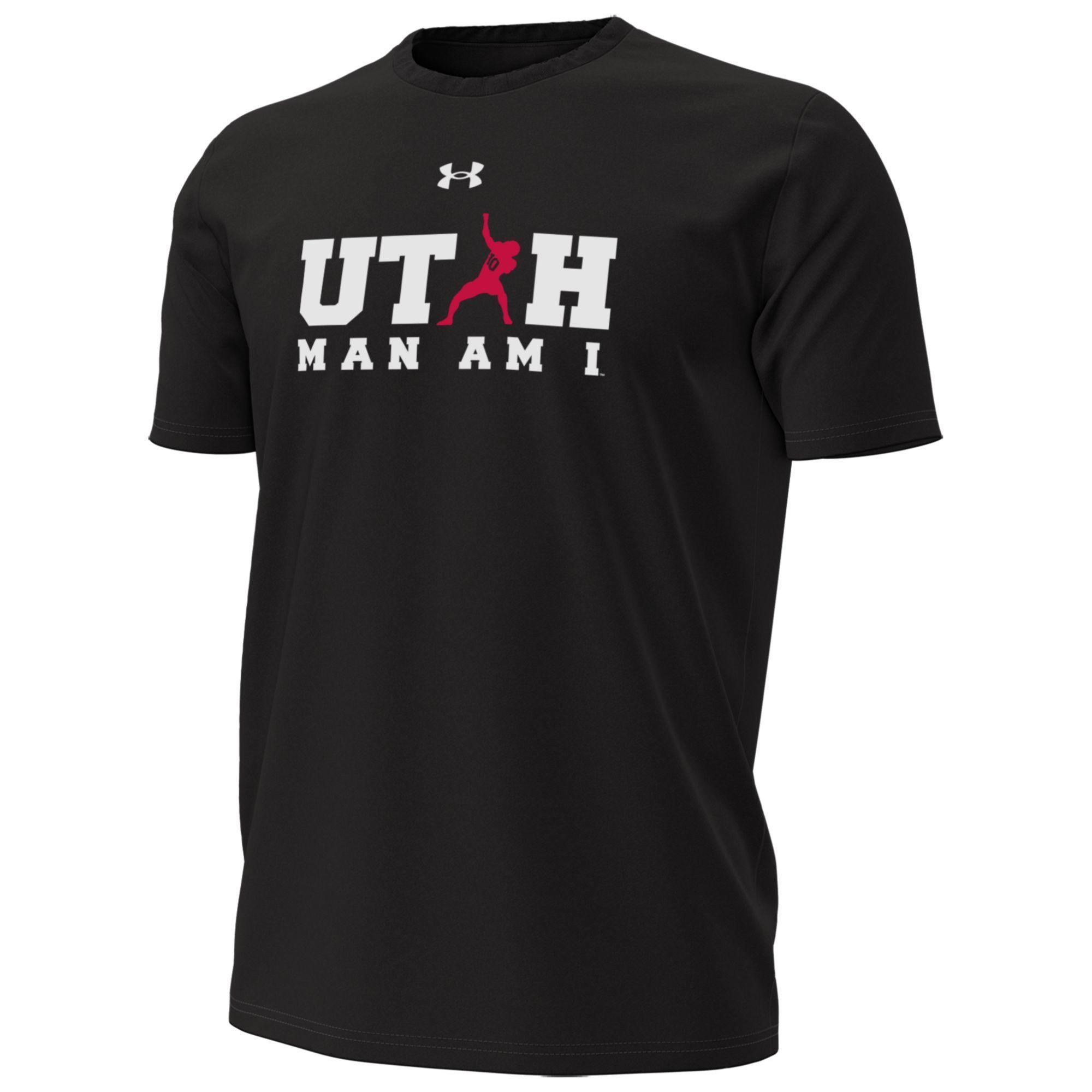 Black Utah Man Tee