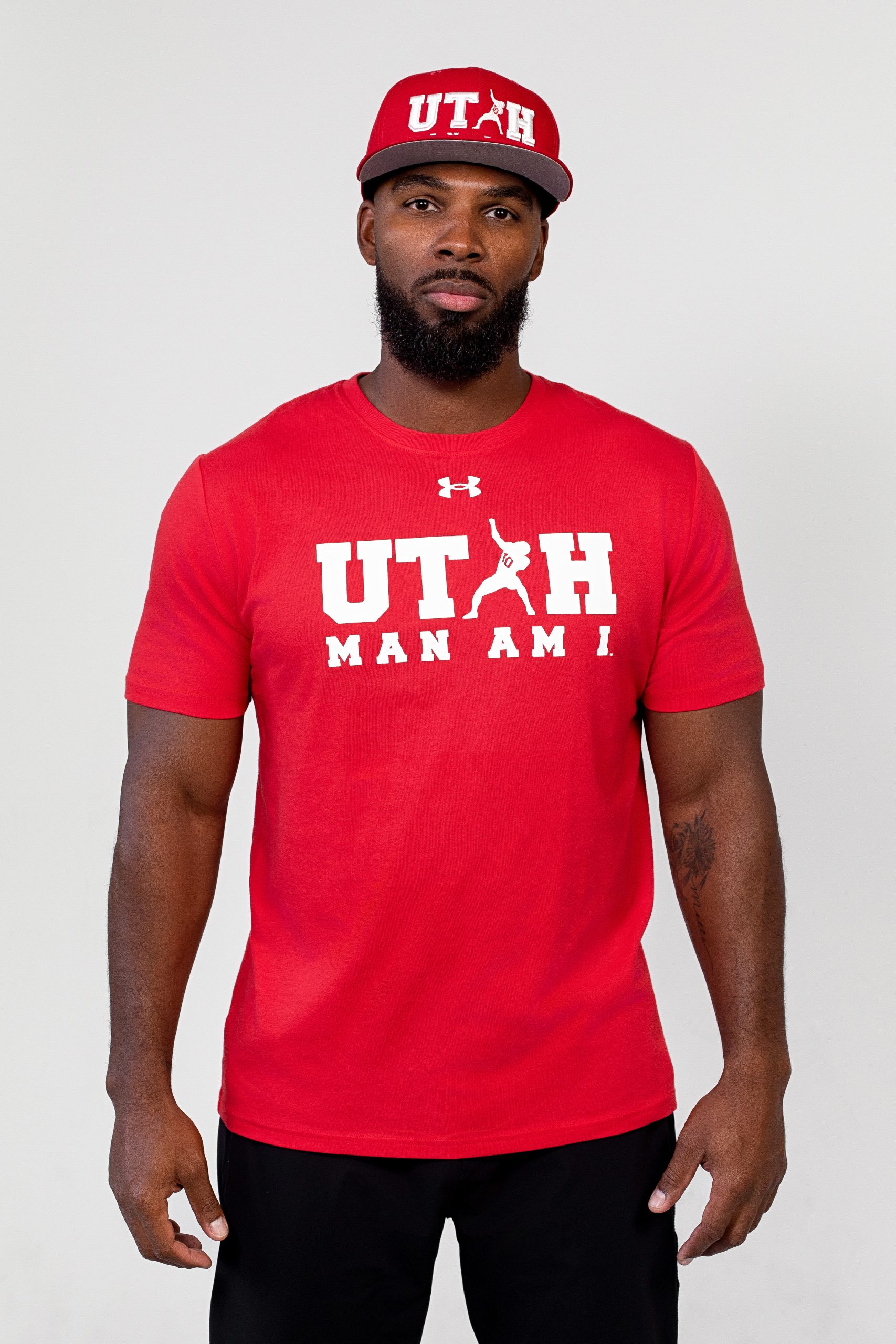 Red Utah Man Tee