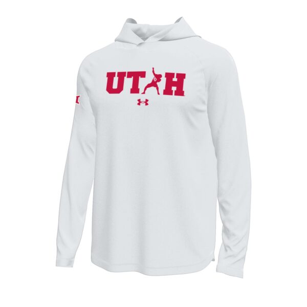 UA Tech-Stretch  Utah Long Sleeve Hood - Image 2