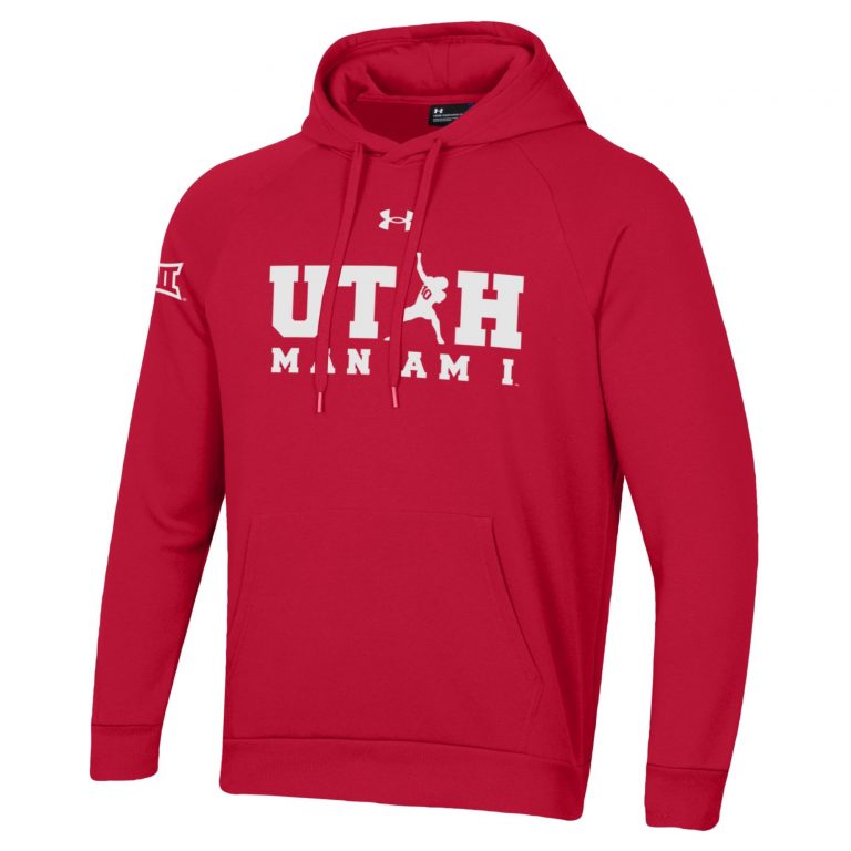 Red UTAH MAN Hoodie