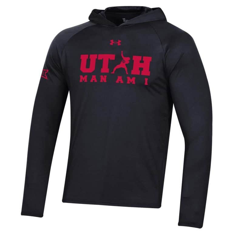 Utah Man.Red LS Hood