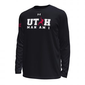 Utah Man Tech Stretch Long Sleeve - Red U Man