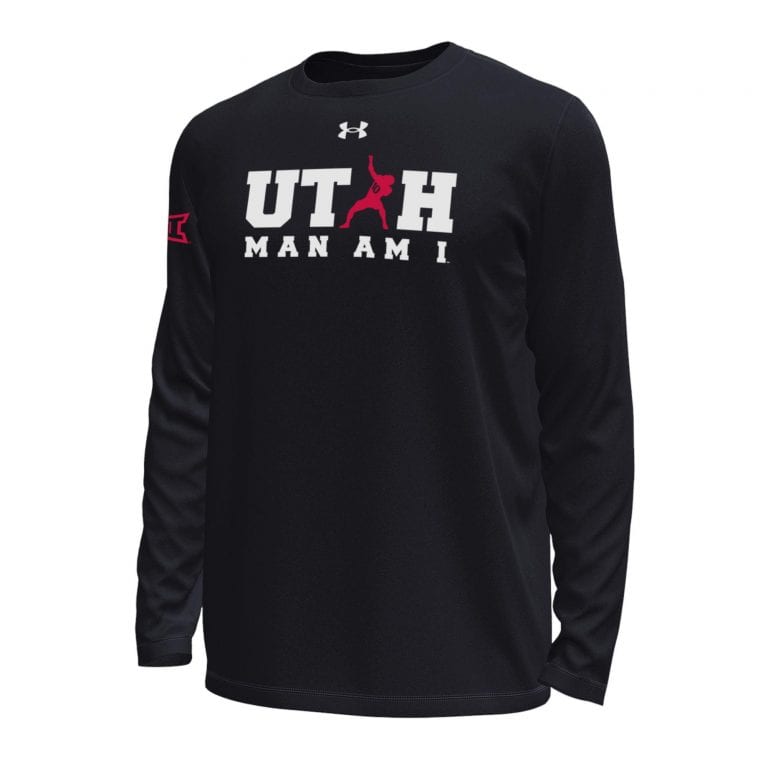 Utah Man.Red UMan Tech Stretch LS